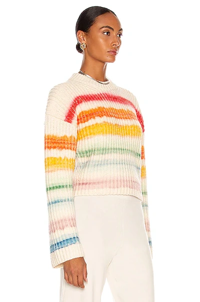 Shop Acne Studios Kelecta Sweater In White & Multi