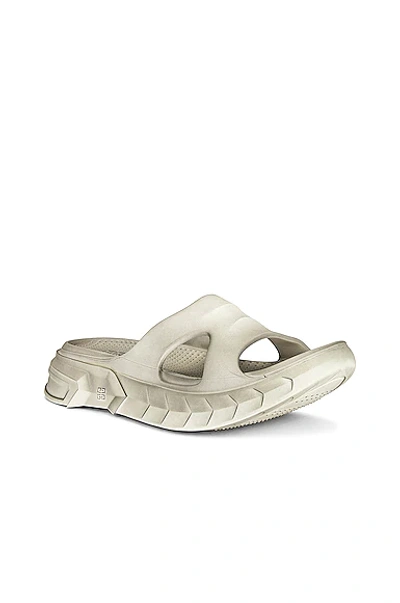 Shop Givenchy Marshmallow Slide Sandal In Cream