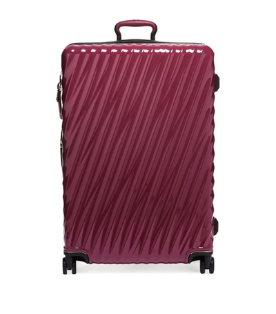Shop Tumi 19 Degree Suitcase (77.5cm) In Pink