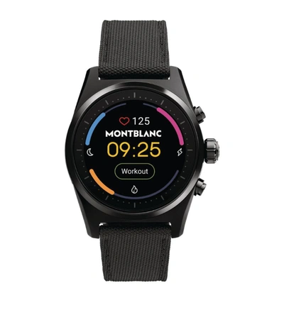 Shop Montblanc Summit Lite Smartwatch With Fabric Strap In Multi