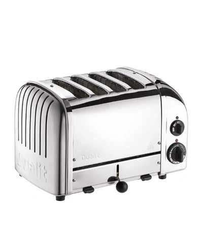 Shop Dualit Polished 4-slice Classic Toaster In Metallic