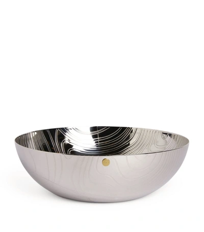 Shop Alessi Veneer Bowl (21cm) In Multi