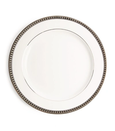 Shop Christofle Malmaison Platinum Dessert Plate (38cm) In Gold