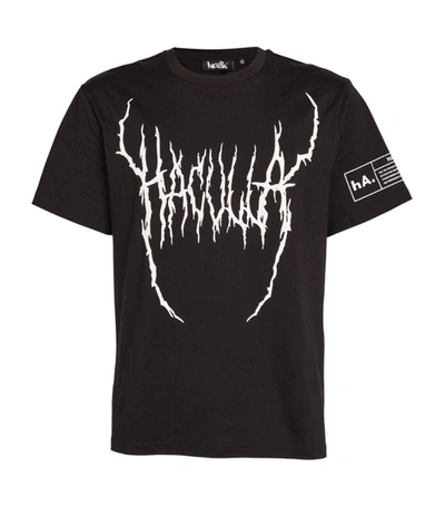Shop Haculla Demon Logo T-shirt In Black