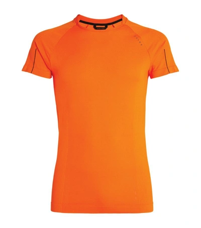 Shop Falke Active T-shirt In Orange