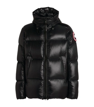 Shop Canada Goose Crofton Puffer Jacket In Black