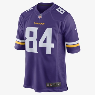 Shop Nike Men's Nfl Minnesota Vikings (randy Moss) Game Football Jersey In Purple