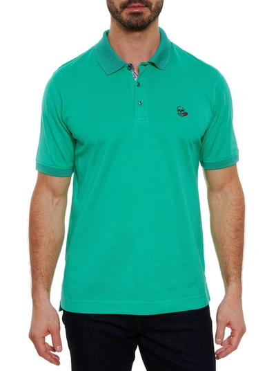 Shop Robert Graham Archie Performance Polo In Mint