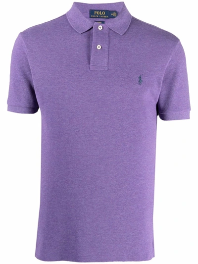 Shop Polo Ralph Lauren Short-sleeve Polo Shirt In Violett