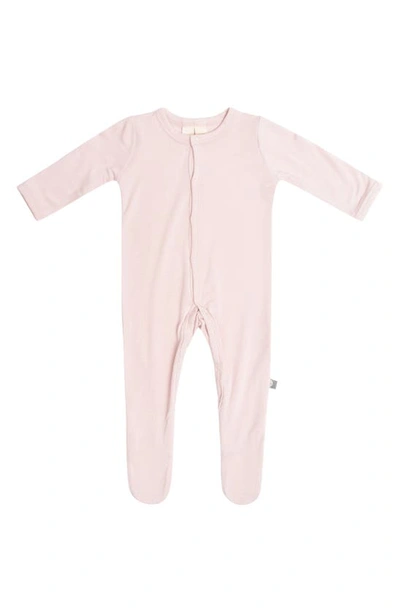 Shop Kyte Baby Snap Footie In Blush