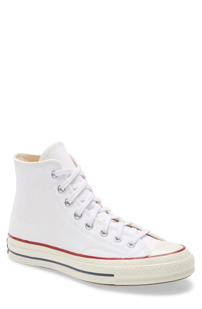 Shop Converse Chuck Taylor® All Star® 70 High Top Sneaker In White/ Garnet/ Egret