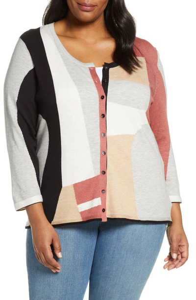 Shop Nic + Zoe Come Together Cardigan In Multi