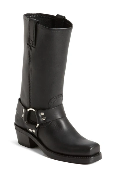 Shop Frye 'harness 12r' Leather Boot In Black