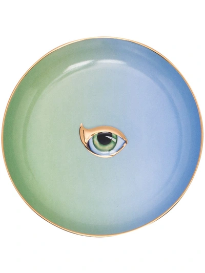 Shop L'objet Lito Eye Canapé Plate In Blau