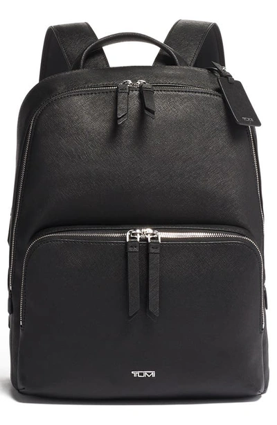 Shop Tumi Varek Hudson Leather Backpack In Black