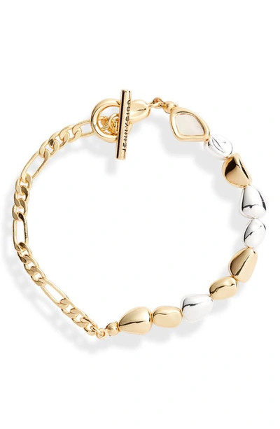 Shop Jenny Bird Nevis Bracelet In High Polish Gold/ Silver