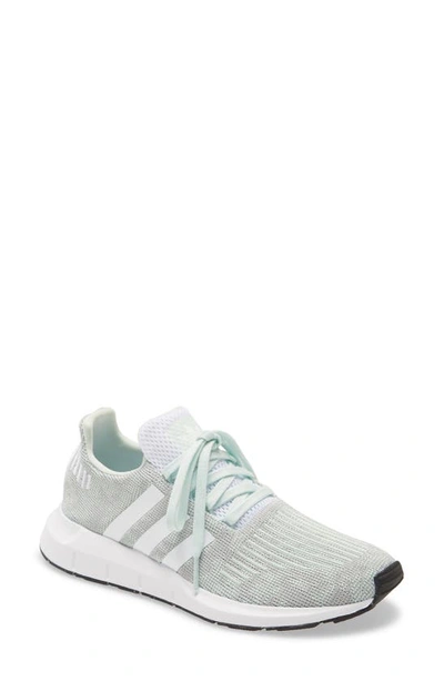Shop Adidas Originals Swift Run Sneaker In Dash Green/ White/ Grey