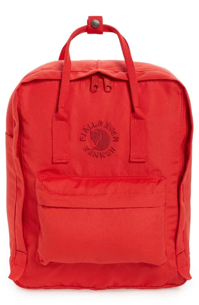 Shop Fjall Raven Re-kånken Water Resistant Backpack In Red