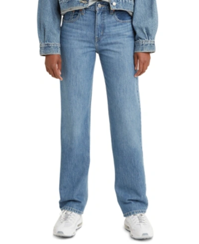 Shop Levi's Low Pro Straight-leg Jeans In Charlie Finista