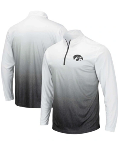 Colosseum Men's Gray Appalachian State Mountaineers Magic Team Logo Quarter-zip Jacket In Gray