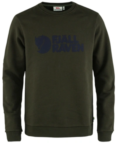 Shop Fjall Raven Men's Logo-print Sweatshirt In Deep Forest