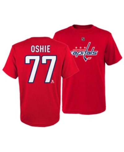 Shop Outerstuff Big Boys And Girls Washington Capitals Player Name And Number T-shirt In Red
