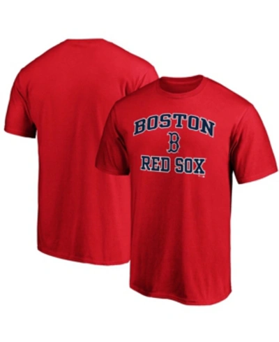 Fanatics Men's Red Boston Red Sox Heart Soul T-shirt In Red