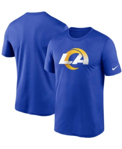 Nike Royal Los Angeles Rams Legend Logo Performance T-shirt In Royal
