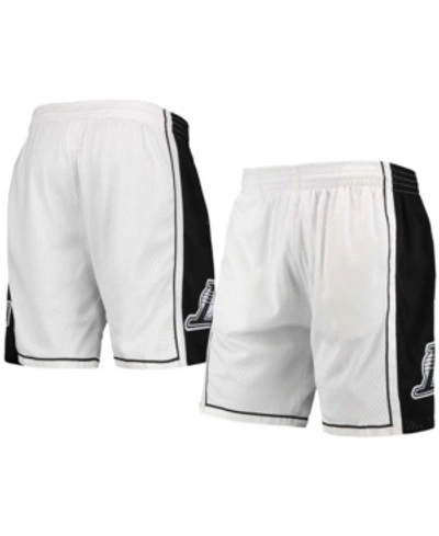 Shop Mitchell & Ness Men's Los Angeles Lakers Hardwood Classics White Out Swingman Shorts