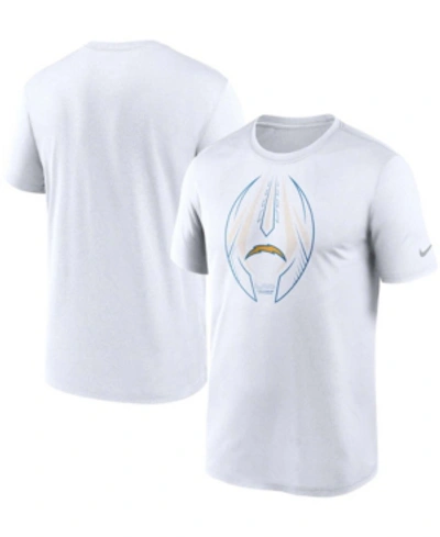 Shop Nike Men's White Los Angeles Chargers Team Legend Icon Performance T-shirt