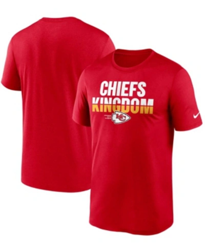 Shop Nike Men's Red Kansas City Chiefs Legend Local Phrase Performance T-shirt