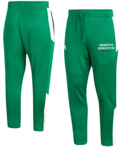 Shop Adidas Originals Men's Kelly Green North Dakota Hockey Sideline Aeroready Pants