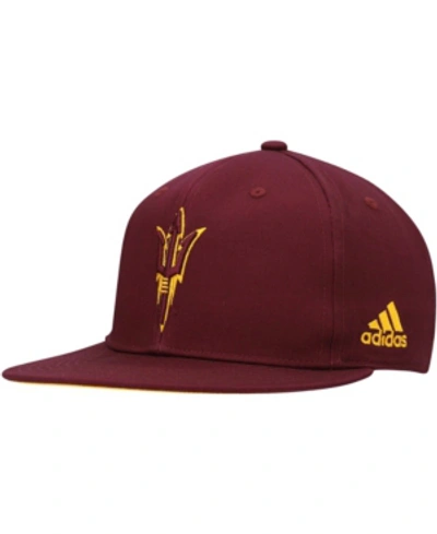 Shop Adidas Originals Men's Maroon Arizona State Sun Devils Sideline Snapback Hat