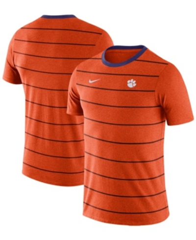 Shop Nike Men's Orange Clemson Tigers Inspired Tri-blend T-shirt