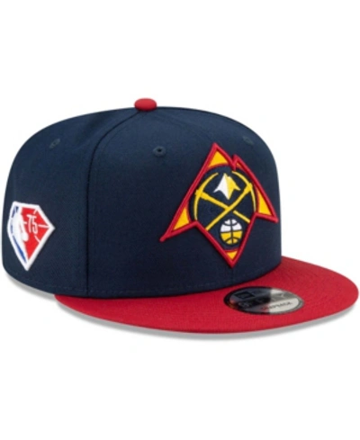 Shop New Era Men's Navy, Red Denver Nuggets 2021 Nba Draft On-stage 9fifty Snapback Adjustable Hat