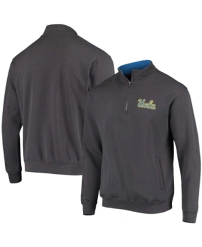 Colosseum Men's Charcoal Ucla Bruins Tortugas Logo Quarter-zip Jacket In Charcoal