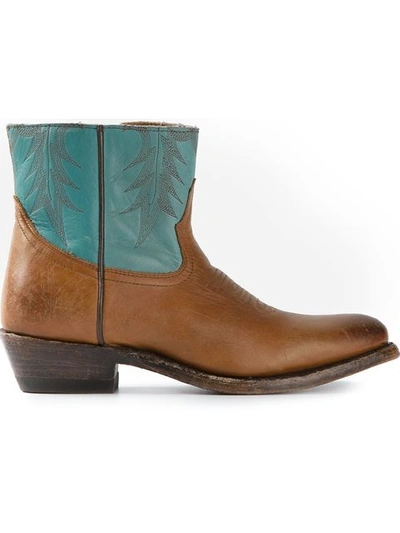 Ash 'kut Austin Caribe' Cowboy Boots In Tan