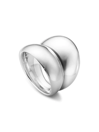 Shop Georg Jensen Women's Curve Sterling Silver Ring
