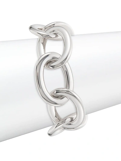 Shop Tom Wood Women's Sterling Silver Chunky Link Bracelet