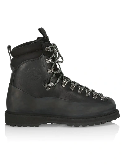 Shop Diemme Men's Everest Leather Boots In Black