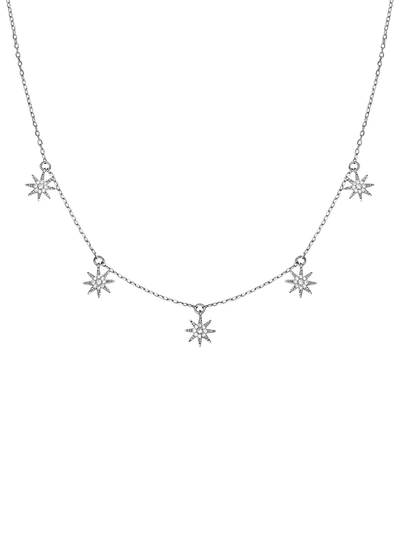 Shop Djula Women's Soleil 18k White Gold & Diamond Necklace