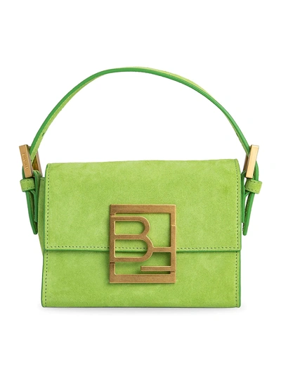 Fran bright green suede leather bag, Designer Collection