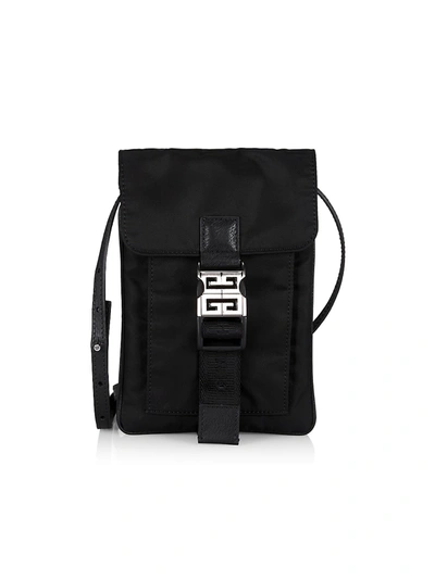 Shop Givenchy Men's 4g Light Nylon Pouch In Black