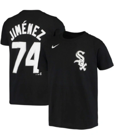 Shop Nike Big Boys Eloy Jimenez Black Chicago White Sox Player Name Number T-shirt