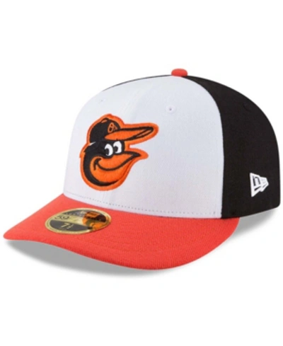 Shop New Era Men's Baltimore Orioles Home Authentic Collection On-field Low Profile 59fifty Fitted Hat In White