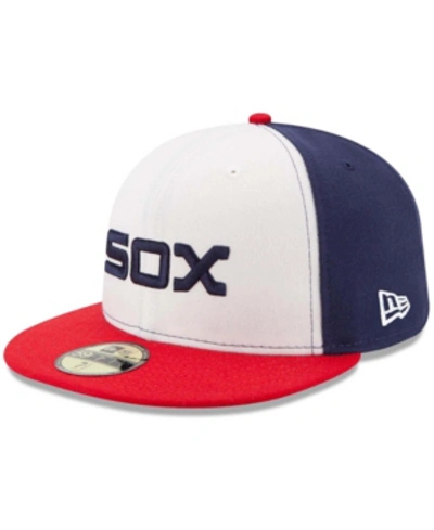 New Era Chicago White Sox Authentic Collection On-field 59fifty Fitted Cap In White