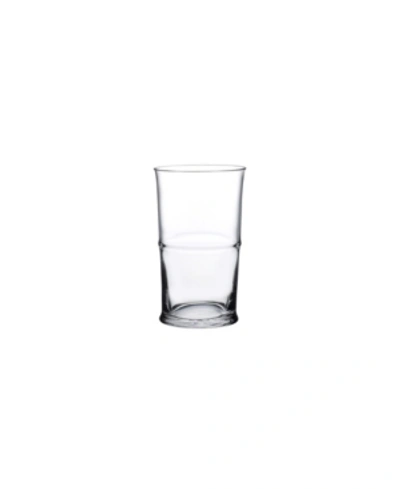 Nude Glass Jour Tall Water Glasses, Set Of 2 In Clear