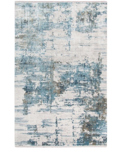 Shop Amer Rugs Venice Veron 4'11" X 7'6" Area Rug In Ivory, Blue