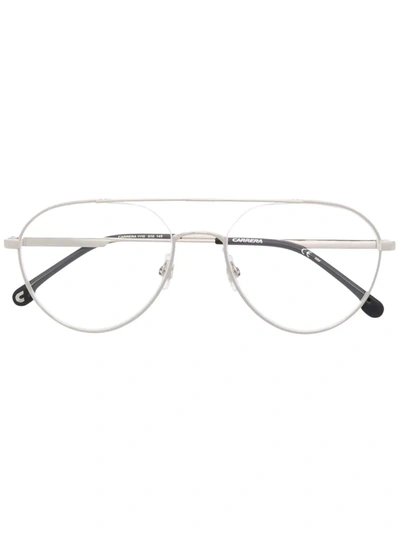 Shop Carrera Oversized-frame Glasses In Silber