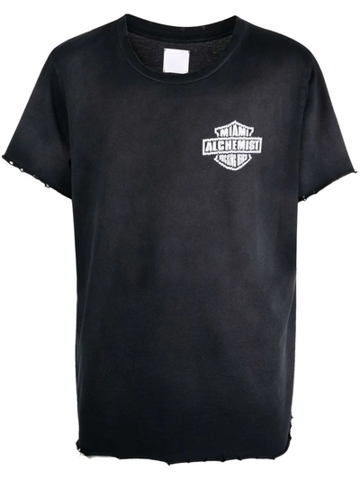 Shop Alchemist Logo Crew-neck T-shirt In Black